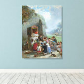 Punch en Judy Canvas Afdruk (Insitu (Houten vloer))