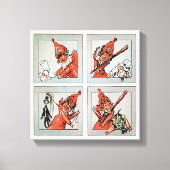 Punch en Judy Canvas Afdruk (Voorkant)