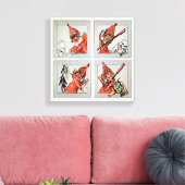 Punch en Judy Canvas Afdruk (Insitu (Woonkamer))