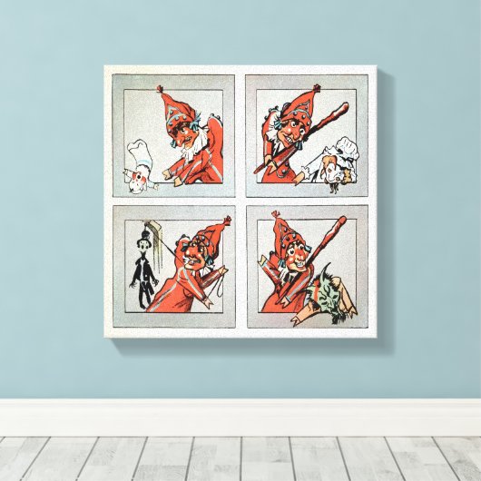  Punch en Judy Canvas Afdruk (Insitu (Houten vloer))