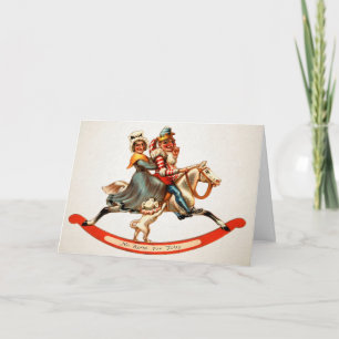 Punch en Judy Holiday Card Feestdagen Kaart