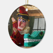 Punch en Judy Keramisch Ornament (Links)