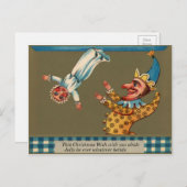  Punch en Judy Kerstmis Briefkaart (Voorkant / Achterkant)