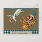  Punch en Judy Kerstmis Briefkaart (Voorkant)