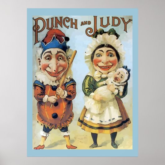 Punch en Judy Poster (Voorkant)