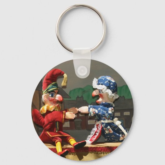 Punch en Judy Sleutelhanger (Voorkant)