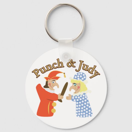 Punch en Judy Sleutelhanger (Voorkant)