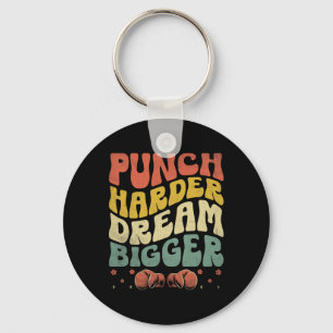 Punch Harder Dream Grotere Boxer Sportkracht Gy Sleutelhanger