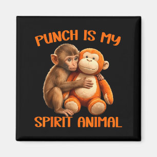 Punch is geest dier schattig punch aap meme magneet