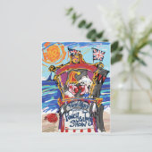 Punch & Judy door PaintMark Briefkaart (Staand voorkant)