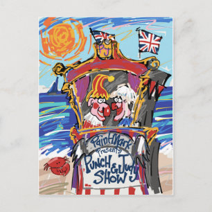 Punch & Judy door PaintMark Briefkaart