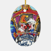 Punch & Judy door PaintMark Keramisch Ornament (Voorkant)