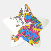 PUNCH & JUDY STER STICKER (Voorkant)