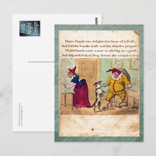 Punch & Judy Story Bord II Briefkaart (Voorkant / Achterkant)