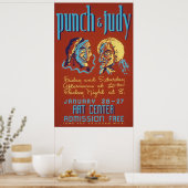 Punch & Judy Vintage Poster (Keuken)