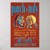 Punch & Judy Vintage Poster (Voorkant)