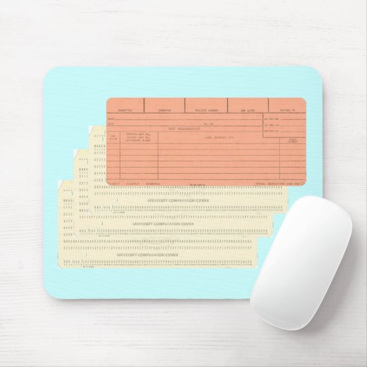 Punch Kaarten Mousepad Muismat (Met muis)