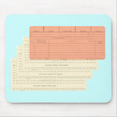 Punch Kaarten Mousepad Muismat (Voorkant)
