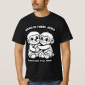 Punch-kun aap ontwerp klassiek T-shirt (Voorkant)