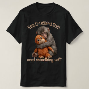 Punch-kun Monkey Knuffel Grafische T-shirt. T-shirt