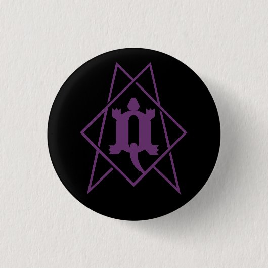Punch Line Qmay Kai Simple Logo Pin Ronde Button 3,2 Cm (Voorkant)