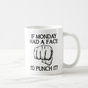 Punch Maandag Funny Mug Koffiemok
