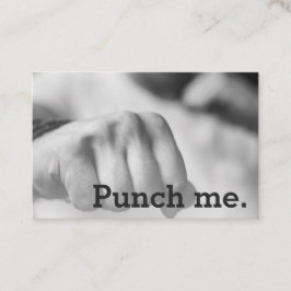 Punch me Simple Dark Loyalty Coffee Fist