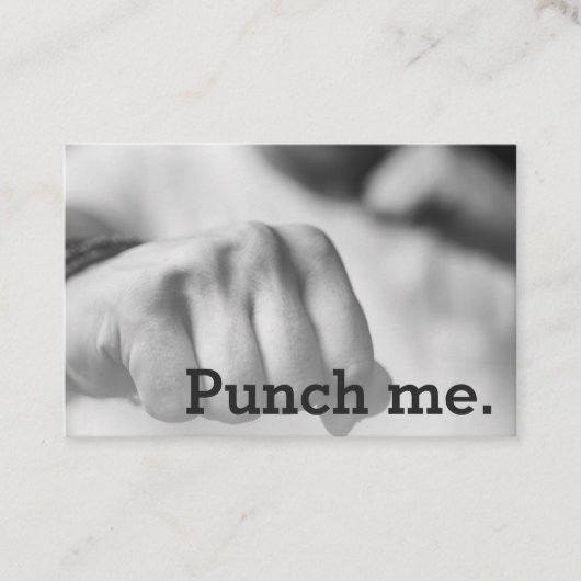 Punch me Simple Dark Loyalty Coffee Fist (Voorkant)