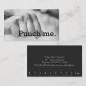 Punch me Simple Dark Loyalty Coffee Fist (Voorkant / Achterkant)