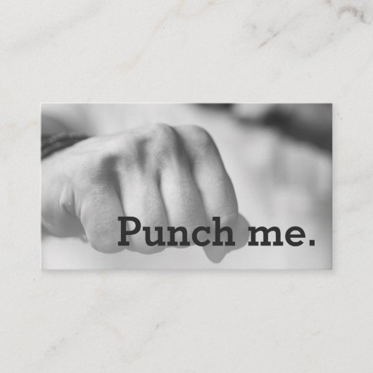Punch me Simple Dark Loyalty Coffee Fist (Voorkant)