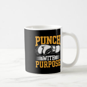 Punch met doel Boxer Sport Sterkte Gym Athle Koffiemok