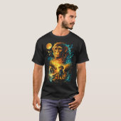 Punch Monkey Viraal Internet Meme T-shirt (Voorkant volledig)