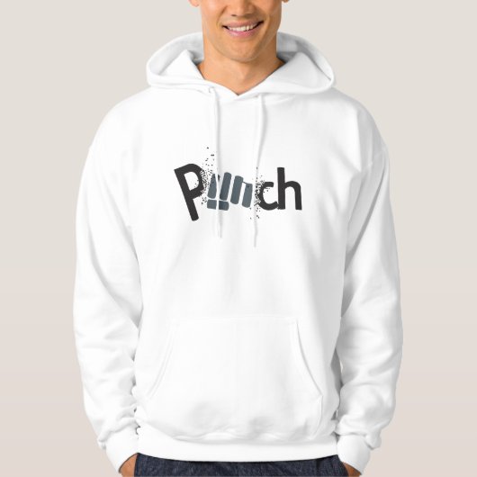 "Punch"-ontwerp Hoodie (Voorkant)