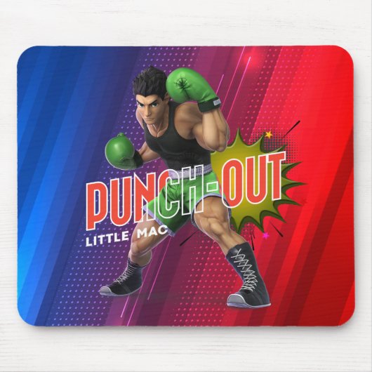 Punch Out (Bokssport) | Muismat (Voorkant)