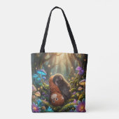 Punch the Baby Monkey Tote Bag (Achterkant)