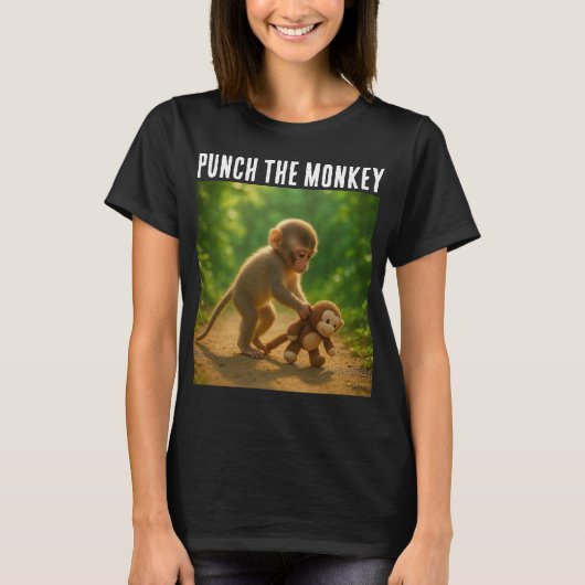 Punch the Monkey Solidarity T-Shirt (Voorkant)