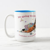 Punch the Monkey Tweekleurige koffiemok 15oz (Links)