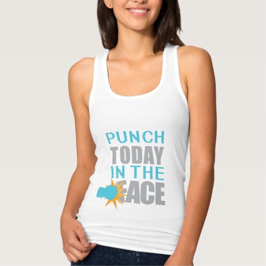 Punch Today in Face T-shirt (Voorkant)