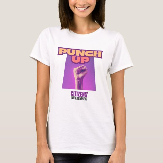 Punch Up voor vrouwen T-shirt (Voorkant)