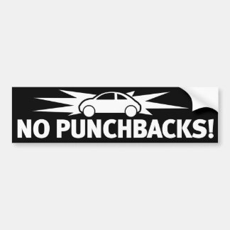 Punchbuggy White - geen Punchbacks! Bumpersticker