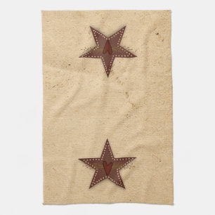 Punched Tin Star Kitchen Towel Theedoek
