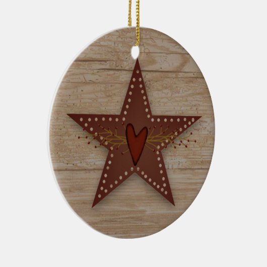 Punched Tin Star Ornament (Rechts)