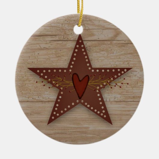 Punched Tin Star Ornament (Voorkant)