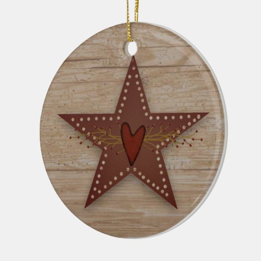 Punched Tin Star Ornament (Links)