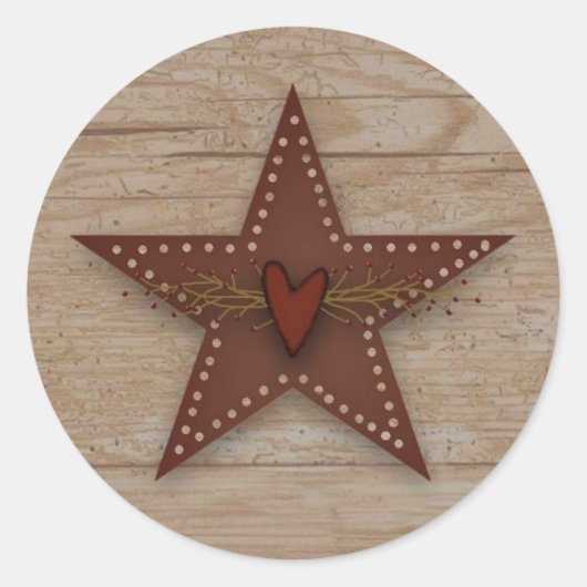 Punched Tin Star Sticker (Voorkant)