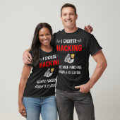 Punching Hacken Hack Hacker T-shirt (Unisex)