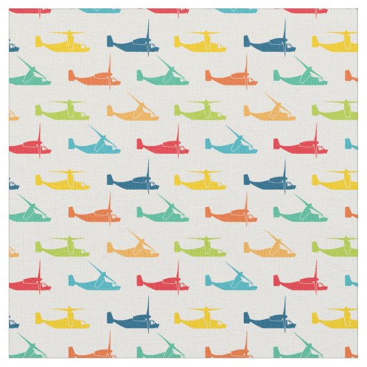 Punchy Primaries V-22 Osprey Pattern Stof (Close Up)