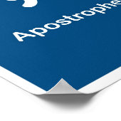 punctiemarkeringen — Apostrophe Poster (Hoek)