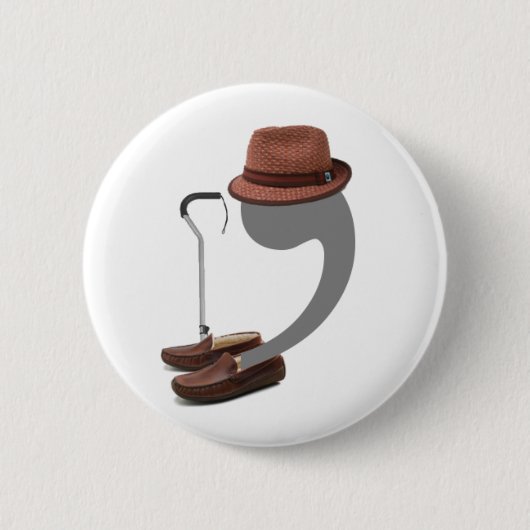 Punctuate me - Comma Button (Voorkant)