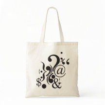 Punctuatie Art Budget Tas